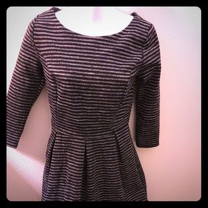 Merona Black and Grey striped dress